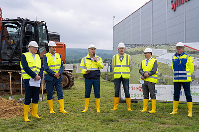 Groundbreaking Symrise 2. construction phase logistic center Holzminden Groundbreaking Symrise 2. construction phase logistic center Holzminden